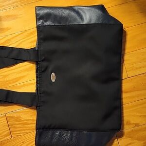 Coach Fragrance Tote Black & Gray Metallic